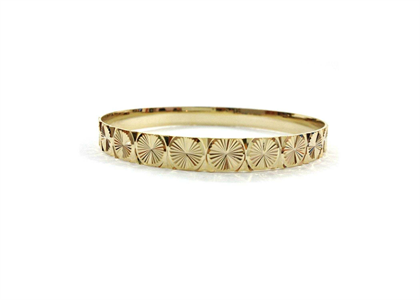 Gold Plated | Diamond Cut Bangles